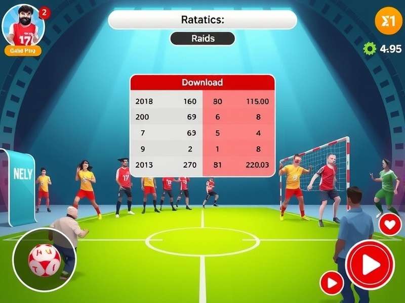 Super Kabaddi Pro gameplay screenshot showing raid action